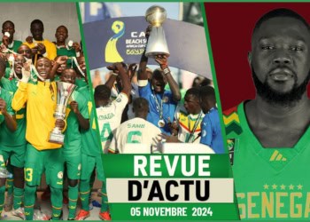 REVUE DU 05 Novembre : Les lionceaux remportent l'UFOAA U17, classement Beach-soccer, Afrobasket 2025 - wiwsport