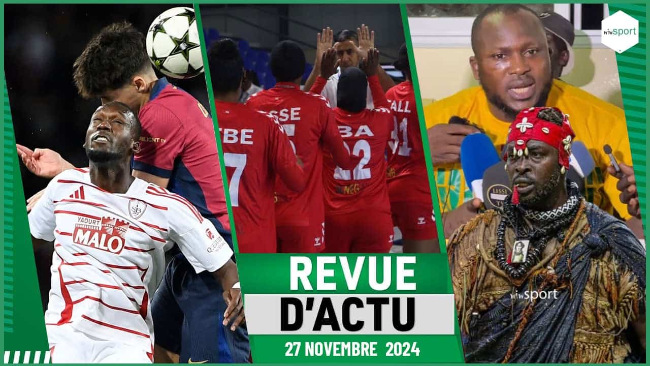REVUE DU 27 Nov : Entrée réussie pour les lionnes du Handball, Sanctions pécuniaires pour Modou Lo & Siteu ! - wiwsport REVUE DU 27 Nov : Entrée réussie pour les lionnes du Handball, Sanctions pécuniaires pour Modou Lo & Siteu ! - wiwsport