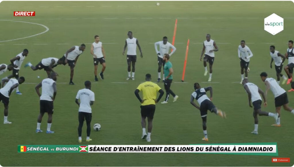 Equipe Nationale : Un entraînement léger sans Seny Dieng, Krépin Diatta, Malick Diouf et Boulaye Dia - wiwsport Equipe Nationale : Un entraînement léger sans Seny Dieng, Krépin Diatta, Malick Diouf et Boulaye Dia - wiwsport