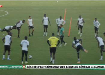 Equipe Nationale : Un entraînement léger sans Seny Dieng, Krépin Diatta, Malick Diouf et Boulaye Dia - wiwsport