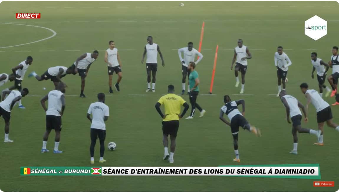 Equipe Nationale : Un entraînement léger sans Seny Dieng, Krépin Diatta, Malick Diouf et Boulaye Dia - wiwsport Equipe Nationale : Un entraînement léger sans Seny Dieng, Krépin Diatta, Malick Diouf et Boulaye Dia - wiwsport