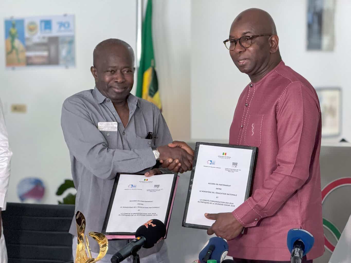 Dakar JOJ 2026 : Le ministère de l'éducation et le comité des JOJ unissent leurs forces pour "mobiliser les élèves et à renforcer la pratique du sport scolaire" - wiwsport