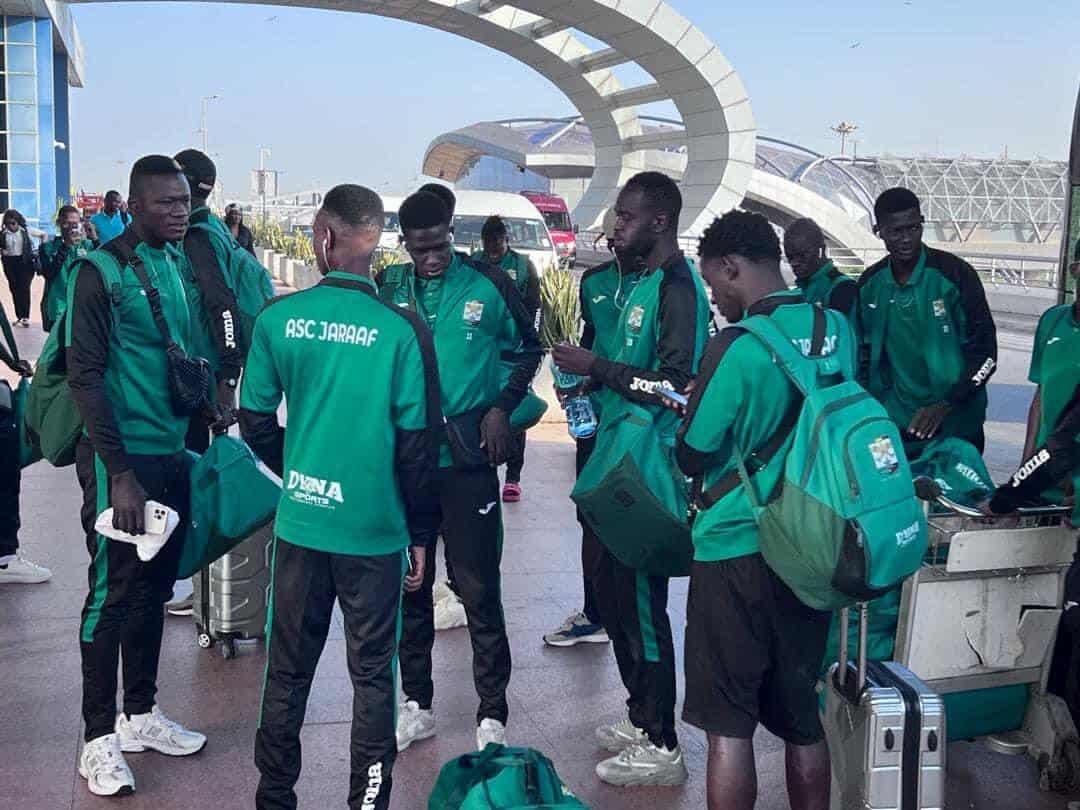 Coupe CAF : Les joueurs du Jaraaf sont en Côte d’Ivoire pour défier l’ASEC Mimosas - wiwsport