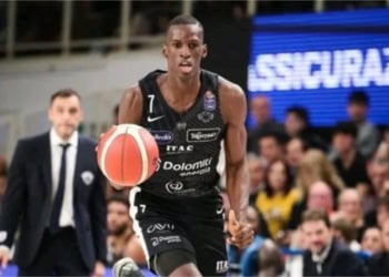 Série A : Saliou Niang (9 points, 8 rebonds) contribue à la victoire de Trento face à Trapani - wiwsport