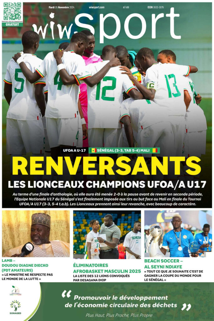 Journal wiwsport du Mardi 05 Novembre #498 - wiwsport Journal wiwsport du Mardi 05 Novembre #498 - wiwsport