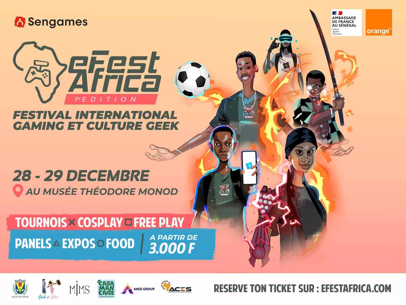 Esport – Dakar accueille la première édition de l’E-Fest Africa les 28 & 29 décembre - wiwsport Esport – Dakar accueille la première édition de l’E-Fest Africa les 28 & 29 décembre - wiwsport