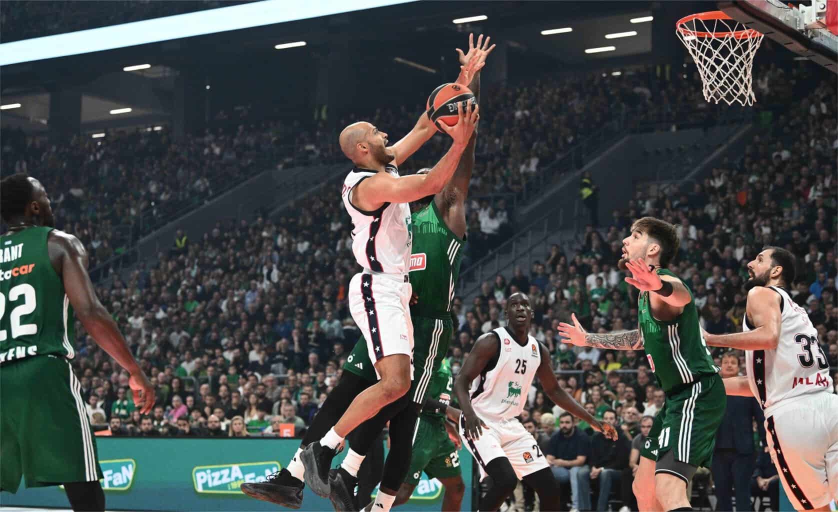 Euroleague : L’Olimpia Milan d’Ousmane Diop coule face à Panathinaikos (103-74) - wiwsport Euroleague : L’Olimpia Milan d’Ousmane Diop coule face à Panathinaikos (103-74) - wiwsport