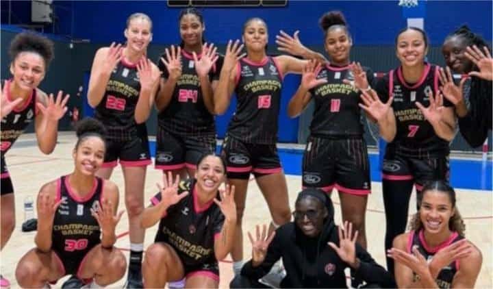 NF1 : Champagne Basket de Khadidiatou Diouf poursuit son sans-faute avec un neuvième succès de suite - wiwsport NF1 : Champagne Basket de Khadidiatou Diouf poursuit son sans-faute avec un neuvième succès de suite - wiwsport