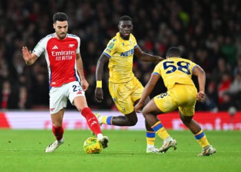 League Cup : Crystal Palace d'Ismaïla Sarr renversé et éliminé par Arsenal - wiwsport