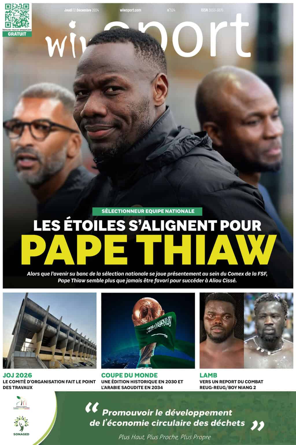 Journal wiwsport du Jeudi 12 Décembre #524 - wiwsport Journal wiwsport du Jeudi 12 Décembre #524 - wiwsport
