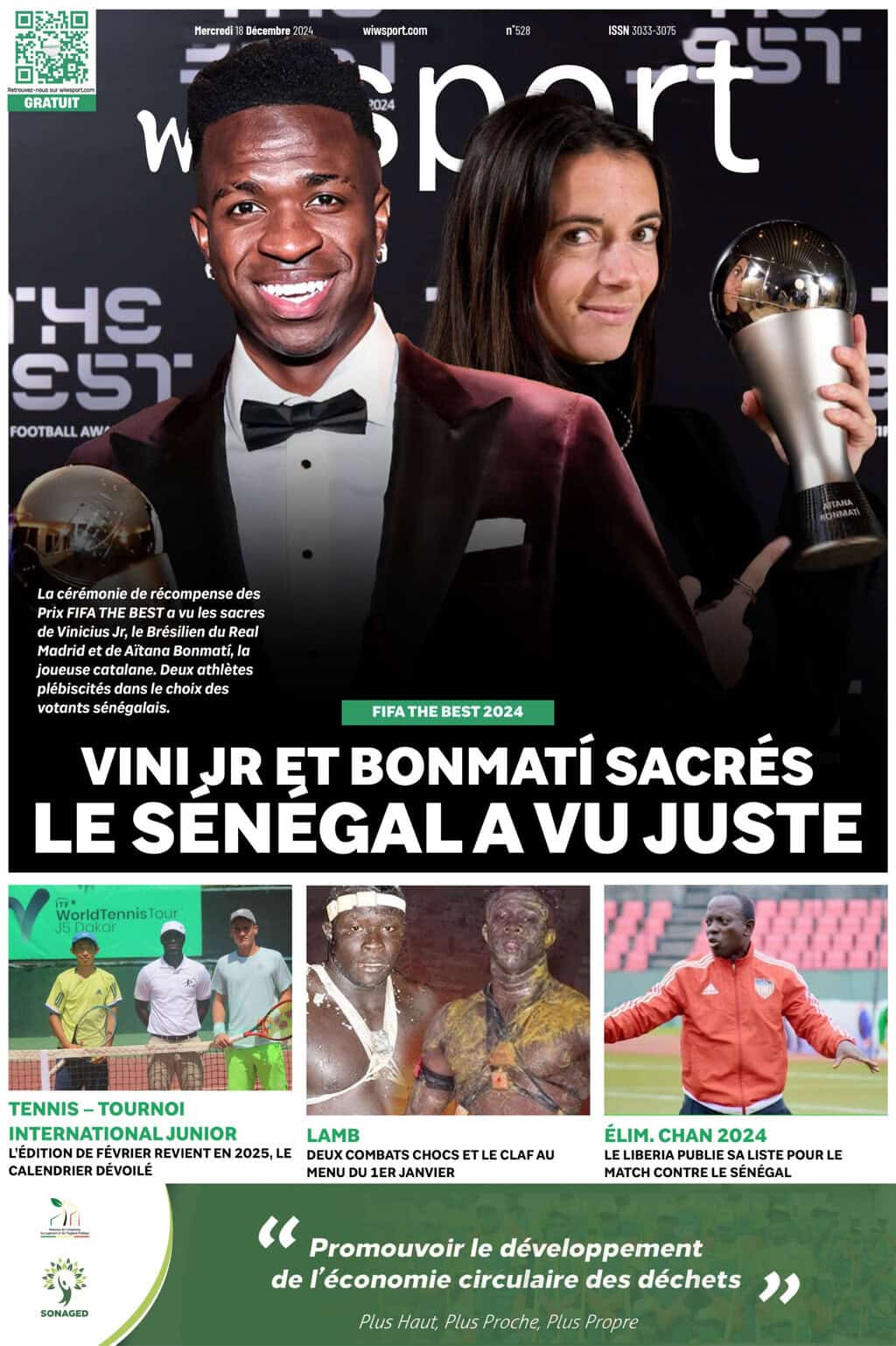 Journal wiwsport du Mercredi 18 Décembre #528 - wiwsport Journal wiwsport du Mercredi 18 Décembre #528 - wiwsport