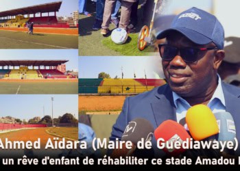 Réfection au Stade Amadou Barry : Le maire Ahmed Aïdara lance les travaux qui dureront 2 mois - wiwsport