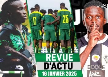 REVUE DU 16 JANVIER : Louis François Mendy élu par les internautes, CHAN2025 : le Sénégal dans le groupe D .. - wiwsport