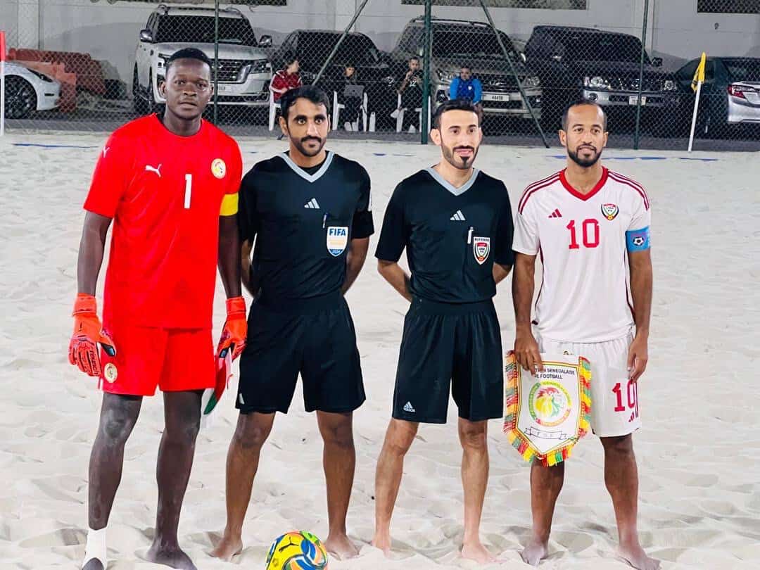 Beach Soccer - Les Lions réussissent le 2/2 à Dubaï, Al Seyni Ndiaye célèbre son 180e match en équipe nationale ! - wiwsport Beach Soccer - Les Lions réussissent le 2/2 à Dubaï, Al Seyni Ndiaye célèbre son 180e match en équipe nationale ! - wiwsport