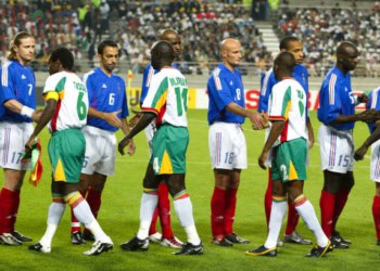 Illustration Team during the World Cup match between France and Senegal in World Cup Stadium, Seoul, South Korea on 31th May 2002
( Photo by Eric Renard / Onze / Icon Sport )