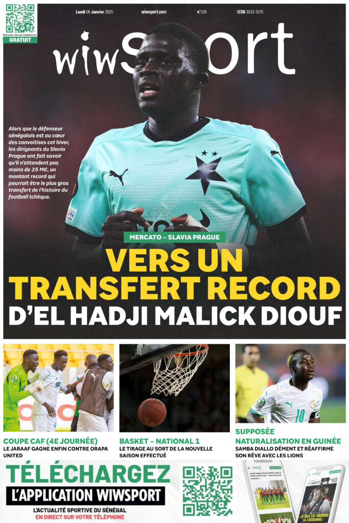 Journal wiwsport du Lundi 06 Janvier #539 - wiwsport Journal wiwsport du Lundi 06 Janvier #539 - wiwsport