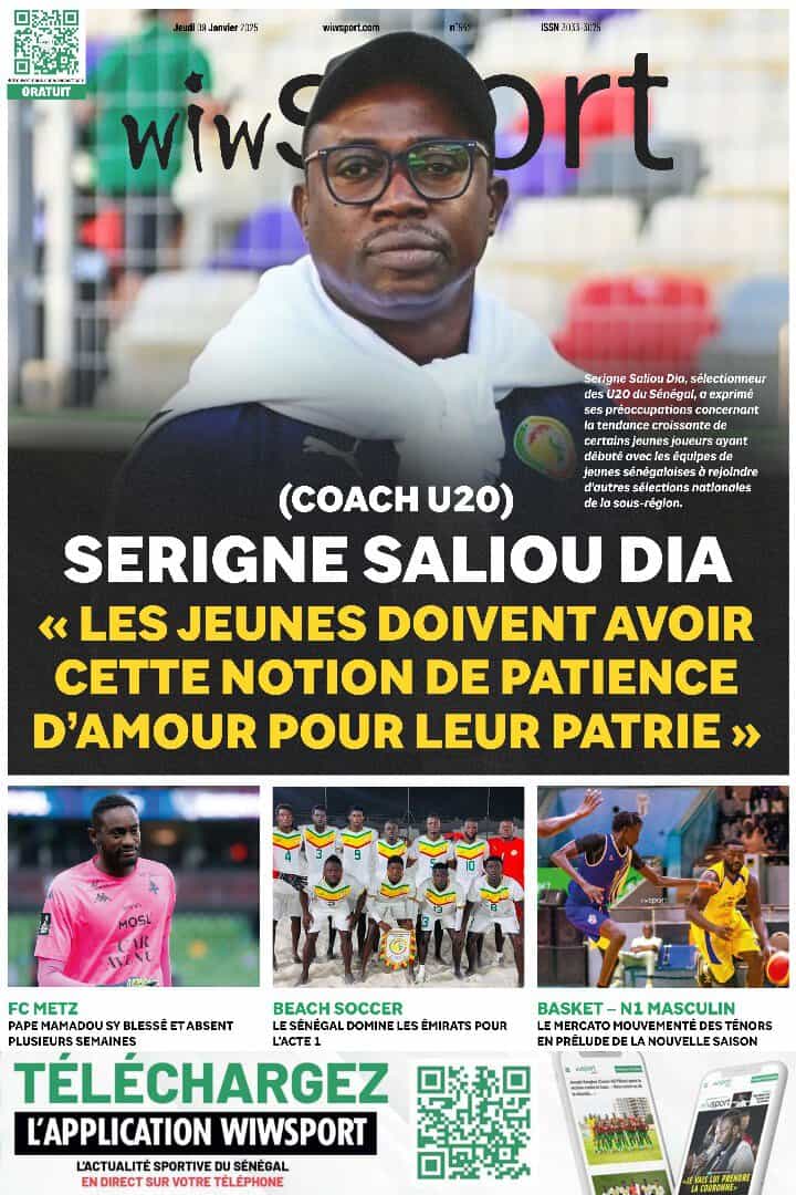 Journal wiwsport du Jeudi 09 Janvier #541 - wiwsport Journal wiwsport du Jeudi 09 Janvier #541 - wiwsport