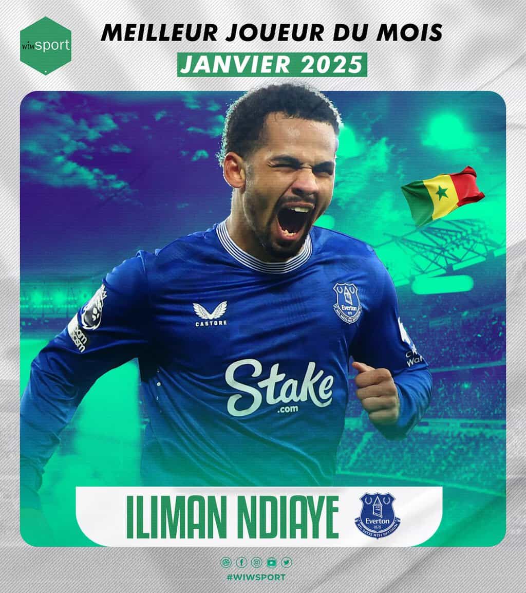 WIWSPORT : Iliman Ndiaye est votre meilleur joueur sénégalais du mois de janvier ! - wiwsport