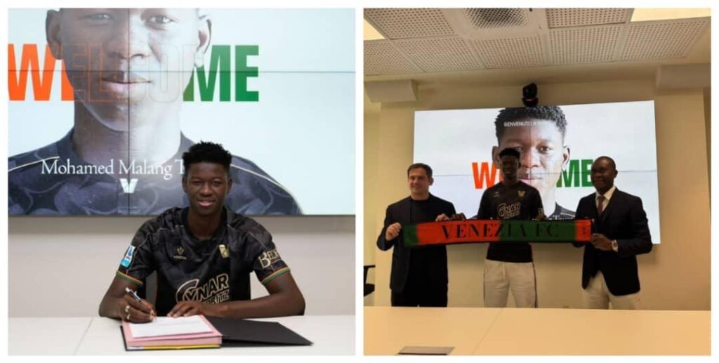Série A : Mouhamed Malang Touré signe son premier contrat pro avec Venezia FC - wiwsport Série A : Mouhamed Malang Touré signe son premier contrat pro avec Venezia FC - wiwsport