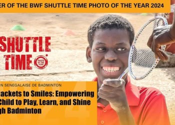 Le Badminton Sénégal brille - La première photo Shuttle Time 2024 récompensée à l’AGA 2025 ! - wiwsport