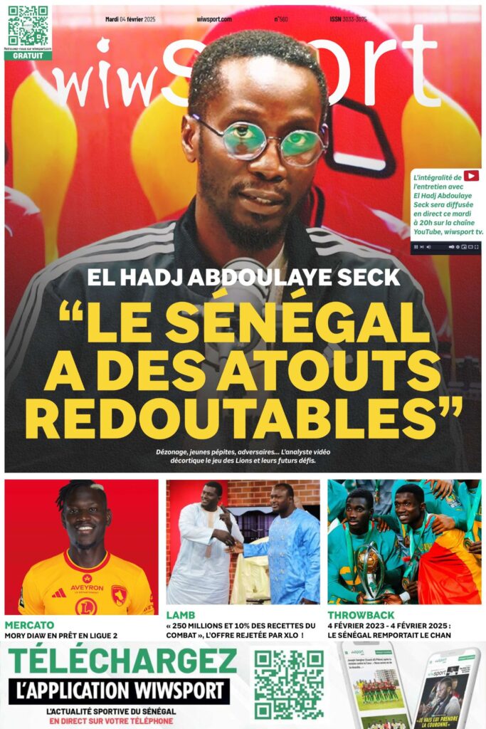Journal wiwsport du Mardi 04 Février #560 - wiwsport Journal wiwsport du Mardi 04 Février #560 - wiwsport