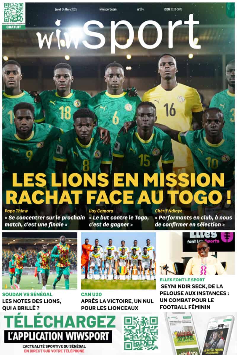 Journal wiwsport du Lundi 24 Mars #594 - wiwsport