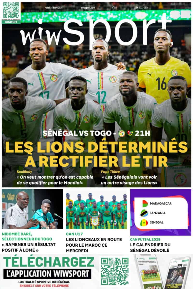 Journal wiwsport du Mardi 25 Mars #595 - wiwsport