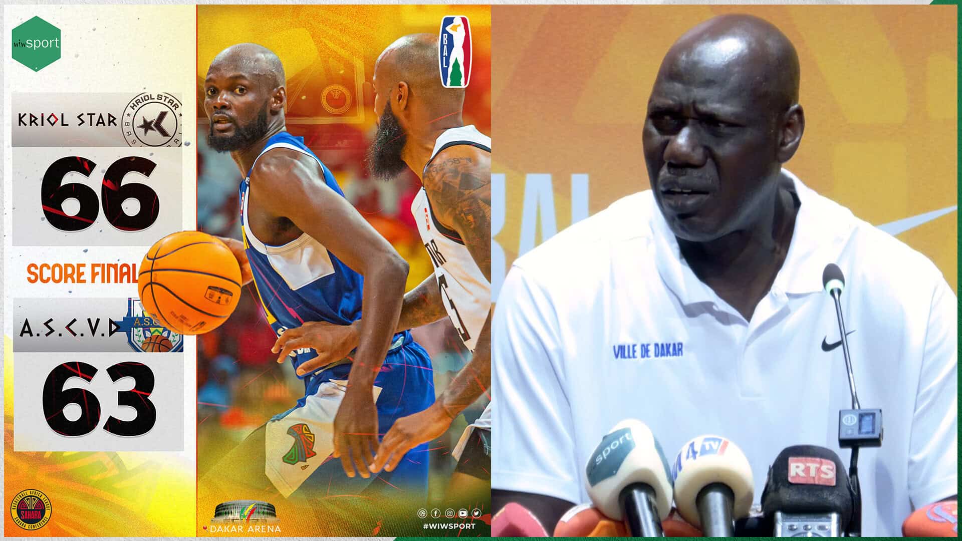 (Vidéo) BAL 5 - Ce n’était pas le match à perdre » : l’émotion brute de Libasse Faye après la désillusion de l’ASCVD ! - wiwsport (Vidéo) BAL 5 - Ce n’était pas le match à perdre » : l’émotion brute de Libasse Faye après la désillusion de l’ASCVD ! - wiwsport