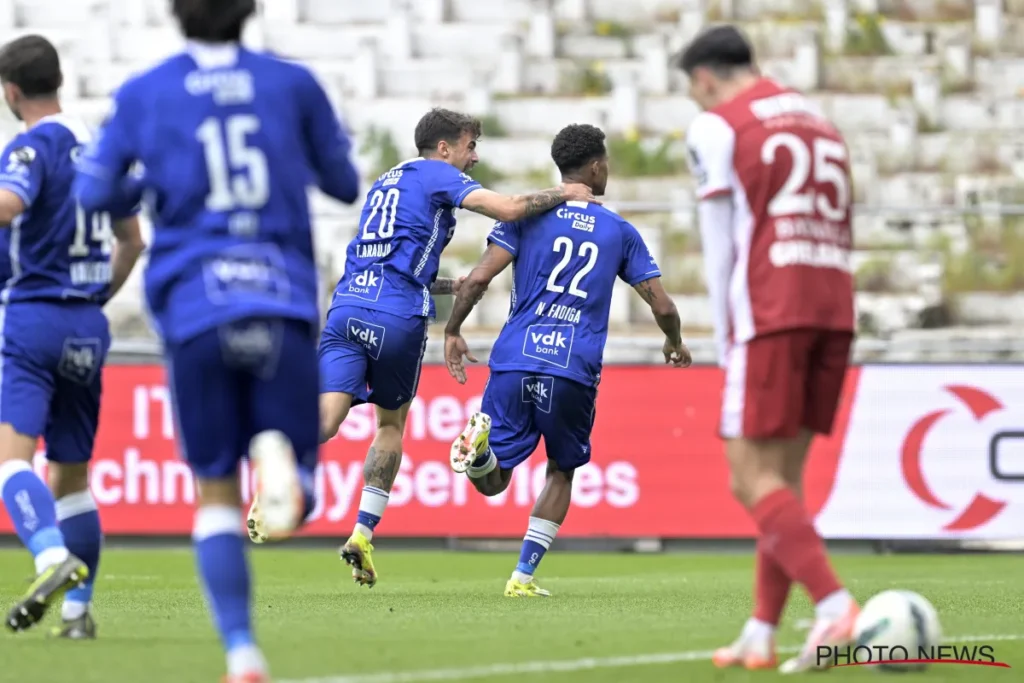 Pro League : La Gantoise s'impose contre Antwerp grâce à un but de Noah Fadiga - wiwsport Pro League : La Gantoise s'impose contre Antwerp grâce à un but de Noah Fadiga - wiwsport