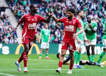 Ligue 1 : Abdallah Sima buteur avec Brest, tenu en échec par Saint-Etienne - wiwsport