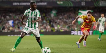 Conference League : Youssouf Sabaly et le Real Betis font un grand pas vers les demi-finales en battant Jagiellonia - wiwsport