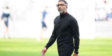 Habib BEYE, Head Coach of Rennes during the Ligue 1 MCDonald's match between Le Havre and Rennes at Stade Oceane on April 13, 2025 in Le Havre, France. (Photo by Dave Winter/FEP/Icon Sport via Getty Images)