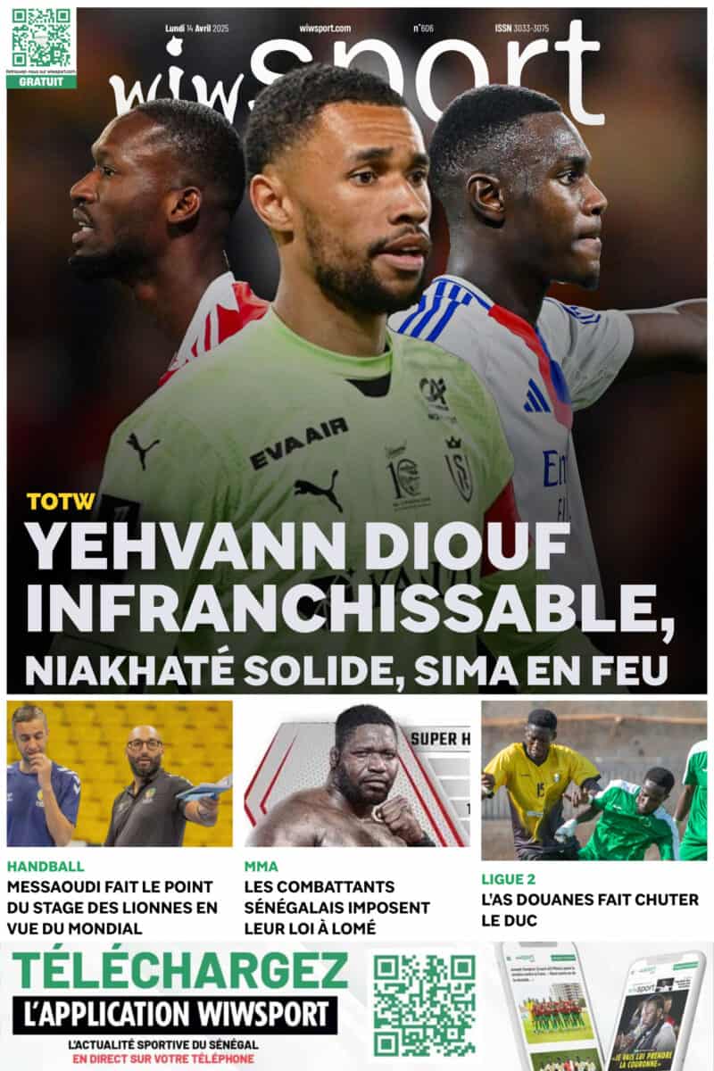 Journal wiwsport du Lundi 14 Avril #606 - wiwsport