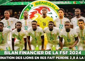 Bilan financier de la FSF 2024 L'élimination des Lions en 8es fait perdre 2,8 à la FSF... ! - wiwsport