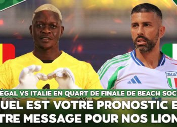 #Waxsaxalaat - Sénégal vs Italie en quart de finale de Beach Soccer : quel est votre pronostic et votre message pour nos Lions ? - wiwsport