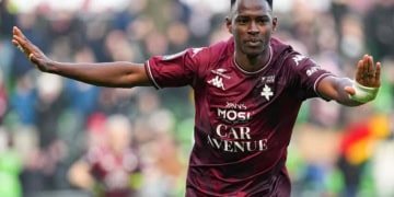18 Idrissa GUEYE (fcm) during the Ligue 2 BKT match between Metz and Paris at Stade Saint-Symphorien on January 18, 2025 in Metz, France. (Photo by Dave Winter/FEP/Icon Sport)   - Photo by Icon Sport