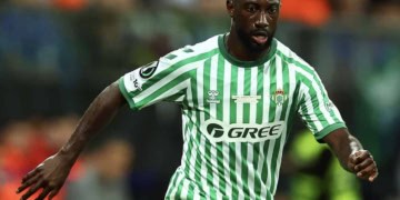 WROCLAW, POLAND - MAY 28: Youssouf Sabaly of Real Betis in action during the UEFA Conference League Final 2025 between Real Betis Balompie and Chelsea FC at Stadion Wroclaw on May 28, 2025 in Wroclaw, Poland. (Photo by Chris Brunskill/Fantasista/Getty Images)