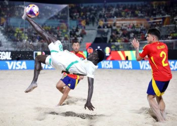 Mondial Beach Soccer 2025 : Le Sénégal lance idéalement sa campagne en battant l'Espagne (4-1) - wiwsport Mondial Beach Soccer 2025 : Le Sénégal lance idéalement sa campagne en battant l'Espagne (4-1) - wiwsport