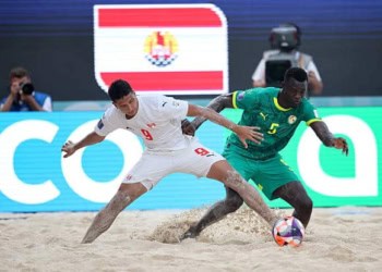 Mondial Beach Soccer 2025 : Le Sénégal renverse complètement Tahiti (6-3) et s'ouvre la voie des quarts de finale - wiwsport