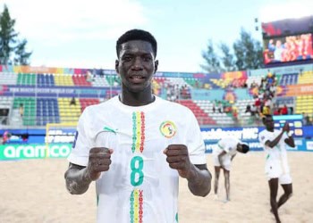 Mondial Beach Soccer 2025 : Mandione Diagne suspendu pour la demi-finale contre la Biélorussie - wiwsport