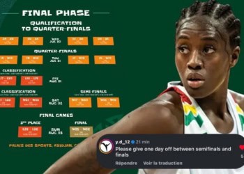 AfroBasket 2025 – Les équipes face à un calendrier intense et sans repos avant la finale, Yacine Diop fait une demande ! - wiwsport