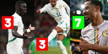 Amical : Jakobs et Abdoulaye Seck ont sombré, Iliman Ndiaye a sonné la révolte... les notes des Lions après le nul contre l'Irlande - wiwsport