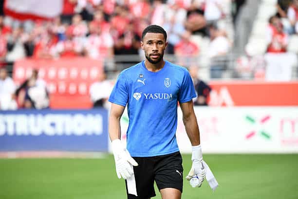 94 Yehvann DIOUF (sdr) during the playoffs match between Reims and Metz at Stade Auguste Delaune on May 29, 2025 in Reims, France. (Photo by Philippe Lecoeur/FEP/Icon Sport via Getty Images)