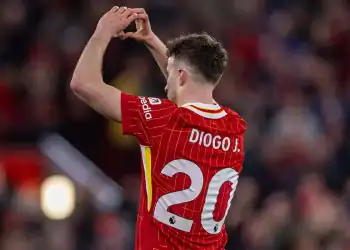 Foot : Liverpool immortalise le numéro 20 de Diogo Jota - wiwsport
