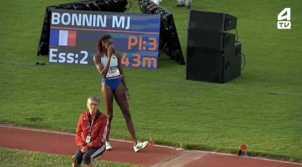 Meeting de Sotteville – Saly Sarr pulvérise son record personnel avec un bond à 14,41 m ! - wiwsport Screenshot