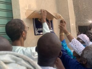 À Dakar Plateau, la rue Charles Mangin porte désormais le nom de feu Lamine Diack ! - wiwsport À Dakar Plateau, la rue Charles Mangin porte désormais le nom de feu Lamine Diack ! - wiwsport