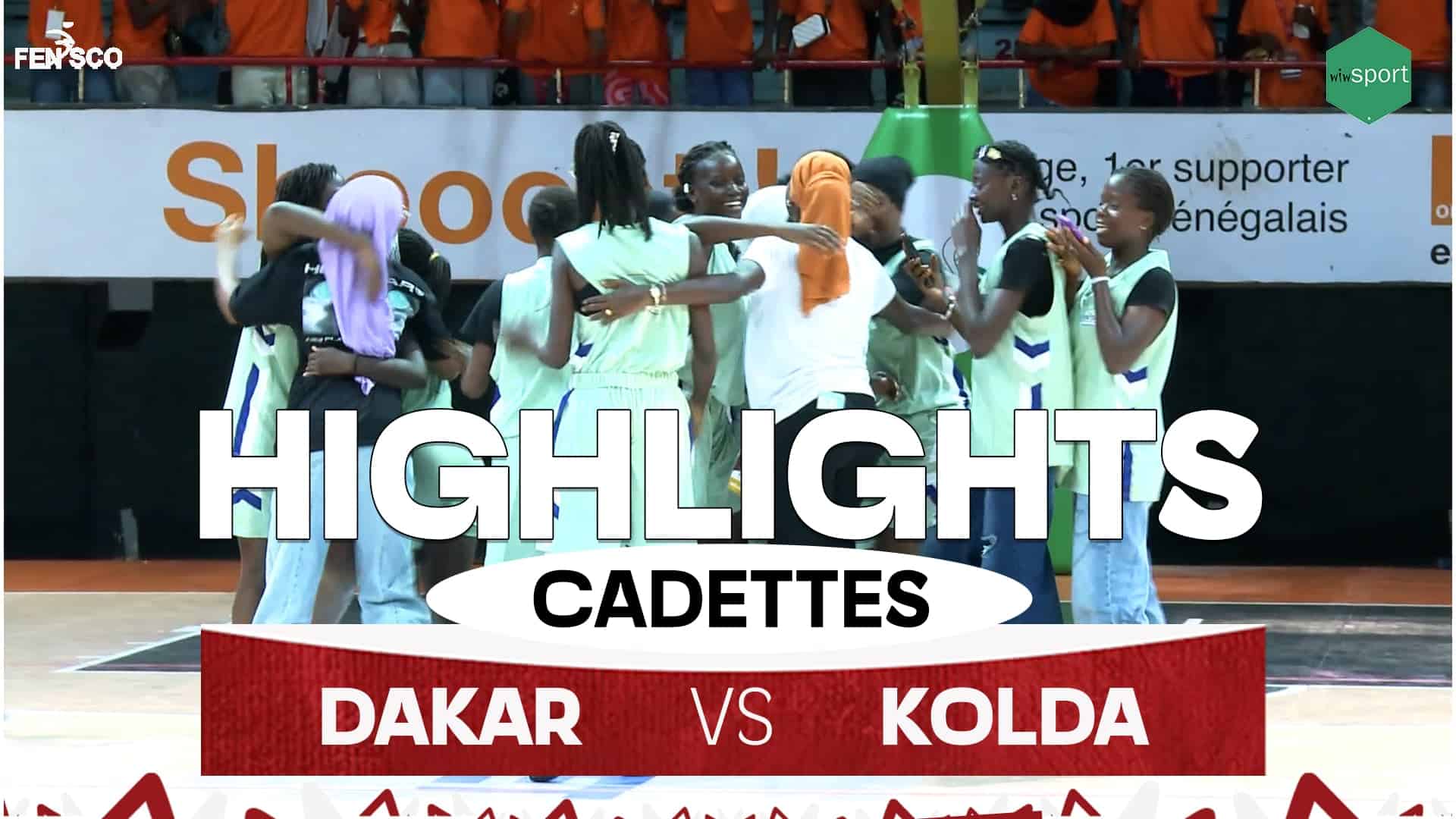 FENSCO 2025 : Basket Cadettes - Film de la victoire en finale de Kolda face à Dakar - wiwsport