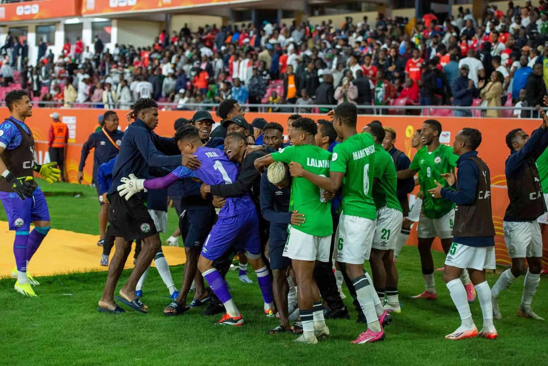 CHAN 2025 : Madagascar crée l’exploit en éliminant le Soudan et se qualifie en finale pour la première fois de son histoire - wiwsport CHAN 2025 : Madagascar crée l’exploit en éliminant le Soudan et se qualifie en finale pour la première fois de son histoire - wiwsport