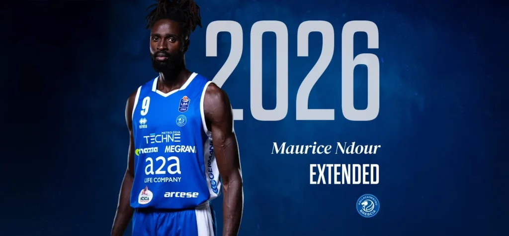 Italie : Maurice Ndour prolonge avec le Pallacanestro Brescia jusqu’en 2026 ! - wiwsport Italie : Maurice Ndour prolonge avec le Pallacanestro Brescia jusqu’en 2026 ! - wiwsport