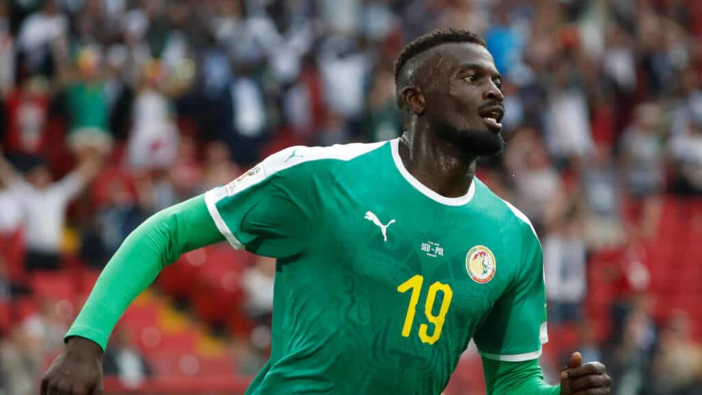 Mbaye Niang : "Je ne forcerai jamais pour revenir en equipe nationale, je suis disponible et j’ai envie de rejouer. Mais je vais là où on a besoin de moi" - wiwsport Soccer Football - World Cup - Group H - Poland vs Senegal - Spartak Stadium, Moscow, Russia - June 19, 2018 Senegal's M'Baye Niang celebrates scoring their second goal REUTERS/Grigory Dukor